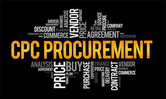 CPC Procurement words surrounded by words relating to procurement