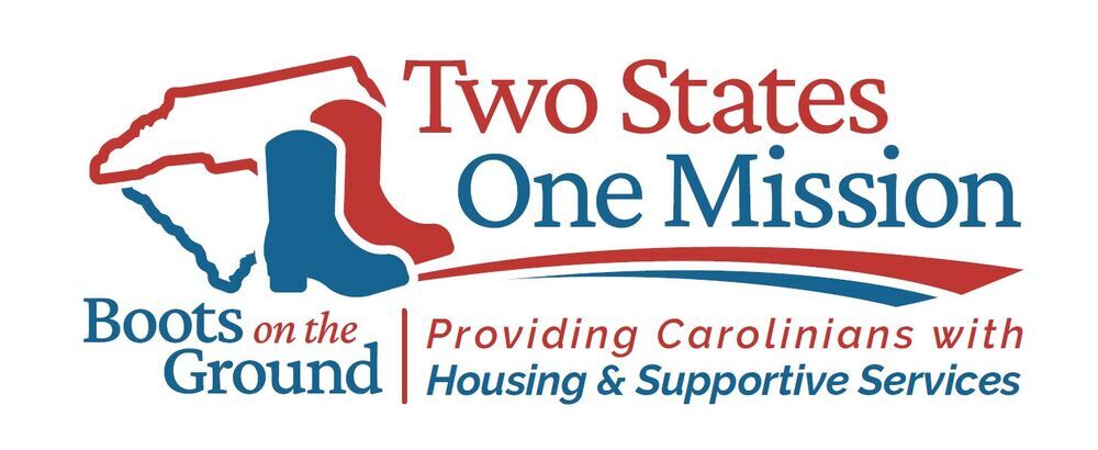 CCHRCO 2026 Annual Conference Theme Logo. Two States, One Mission. Boots on the Ground. Providing Carolinians with Housing and Supportive Services.