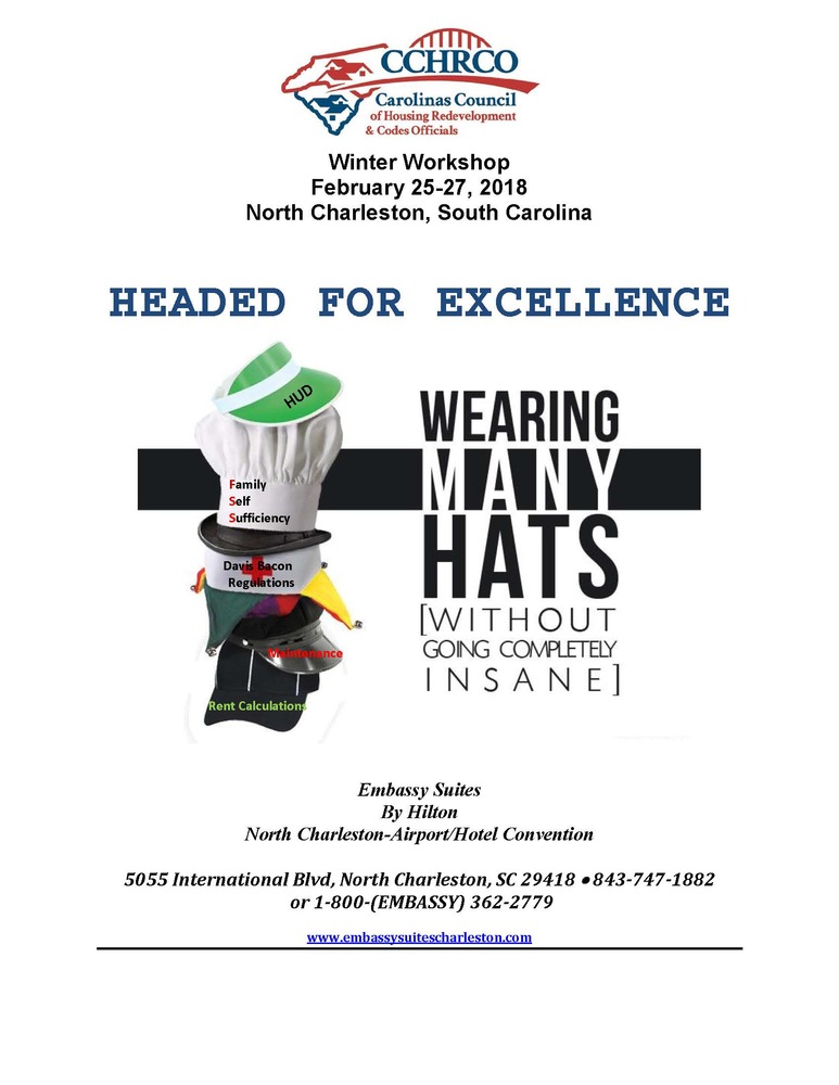 Winter Workshop flyer, all information as listed below.