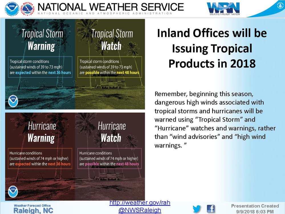 A brief breakdown of of the terminology used to describe different aspects of the storm.