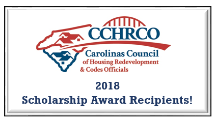 CCHRCO logo with the words 2018 Scholarship Award Recipients written below.