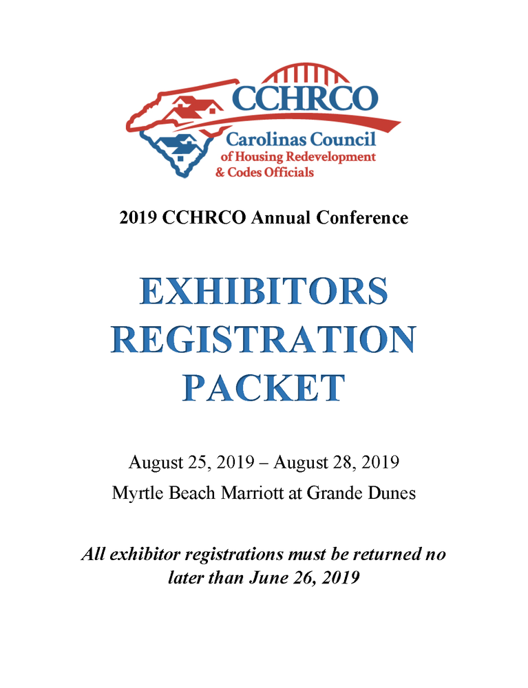 CCHRCO 2019 Annual Conference - Exhibitors Registration Packet_Page_01.png