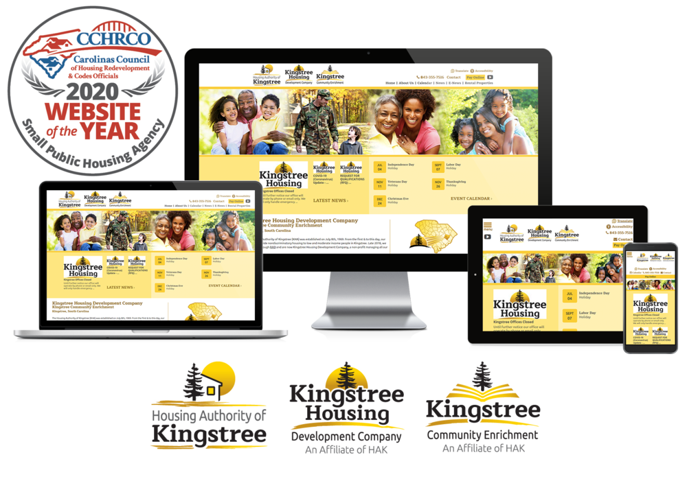 2020 Website of the Year, Small Public Housing Agency award.
