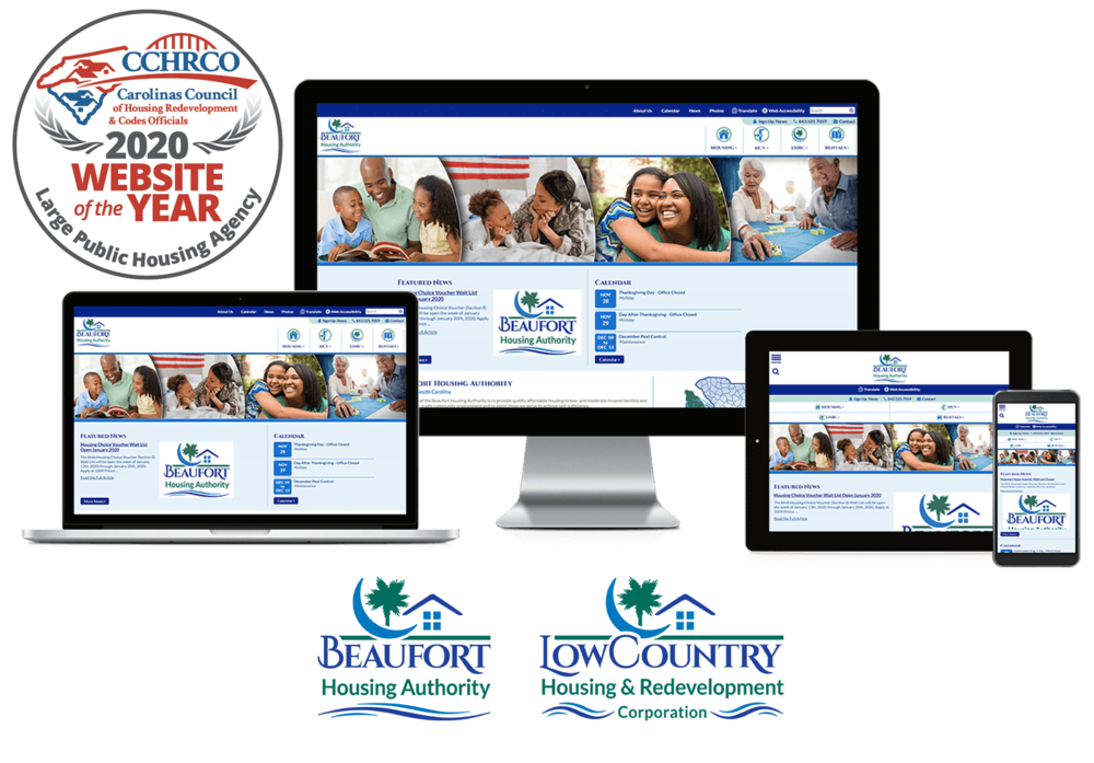 2020 Website of the Year, Large Public Housing Agency award.