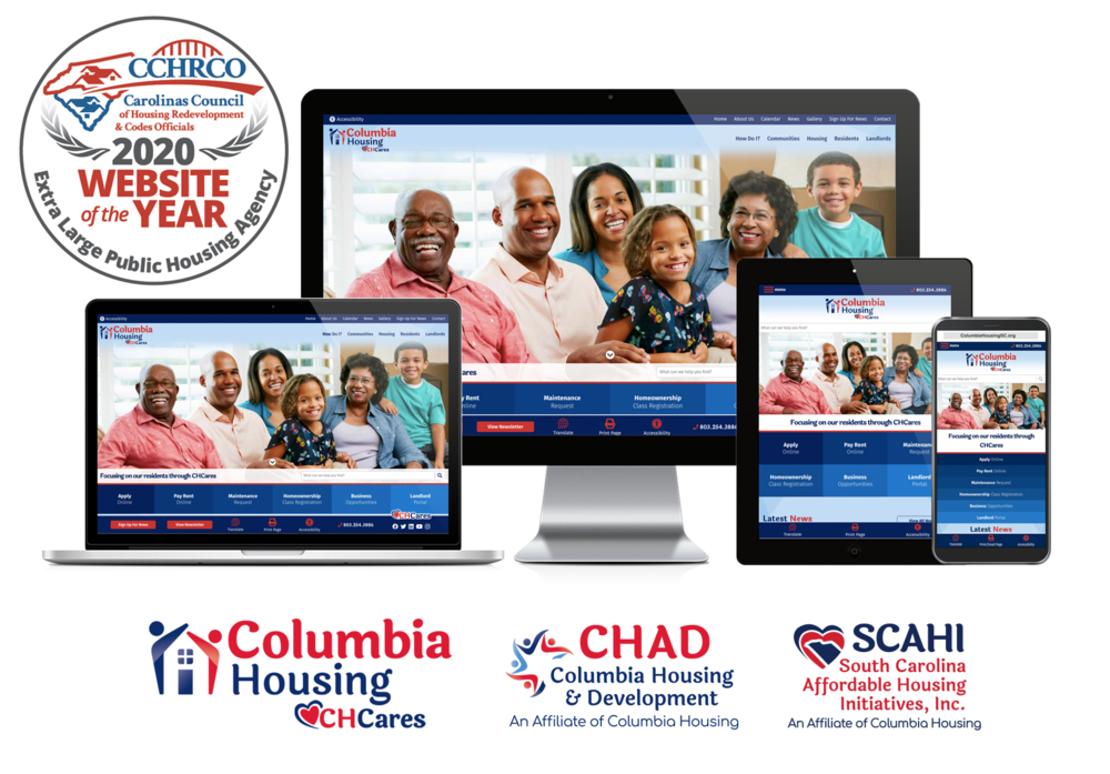 2020 Website of the Year, Extra Large Public Housing Agency award.