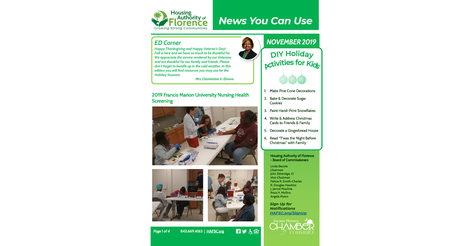 Newsletter of the Year - X-Large Public Housing Agency (SC) (08/26/2020 ...